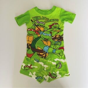 12M Baby Ninja Turtle Play Set t-shirt and shorts